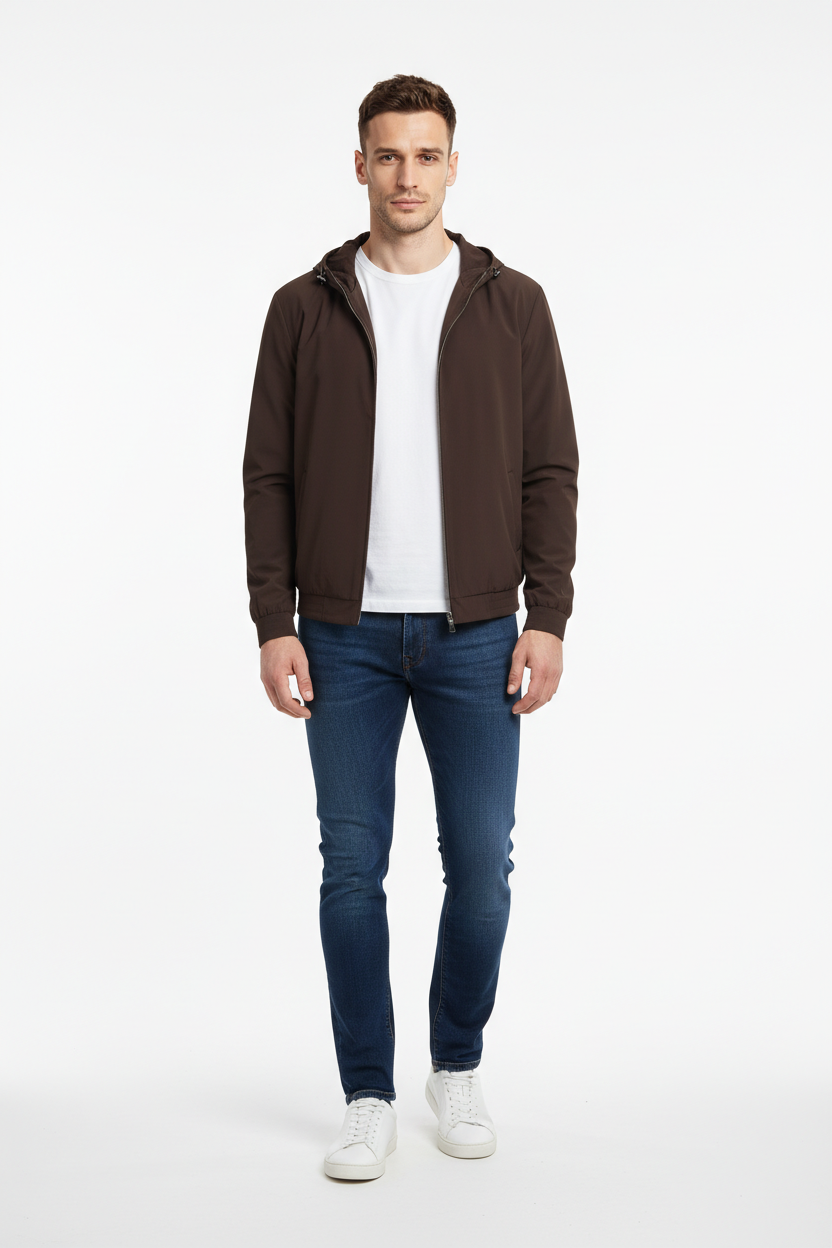 The Santino Tech Jacket – Espresso
