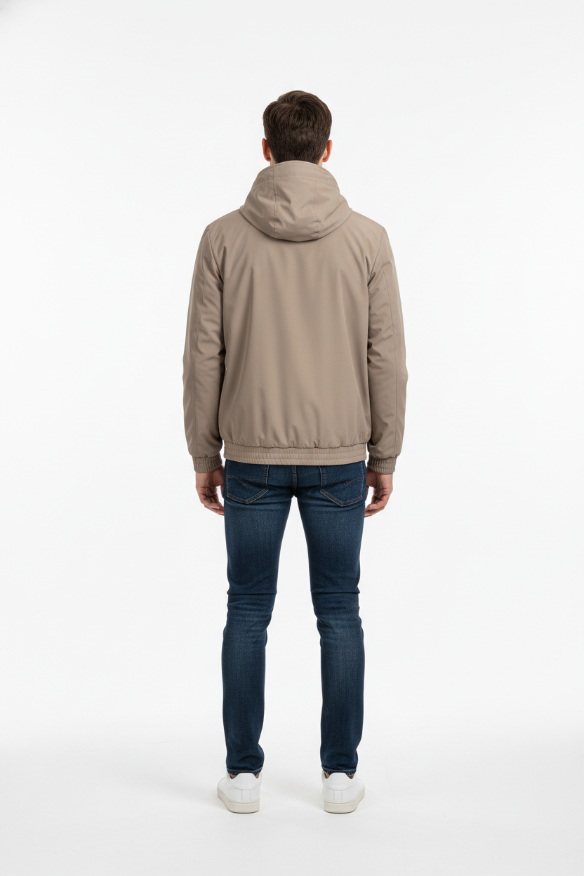 The Arvello Tech Jacket – Taupe