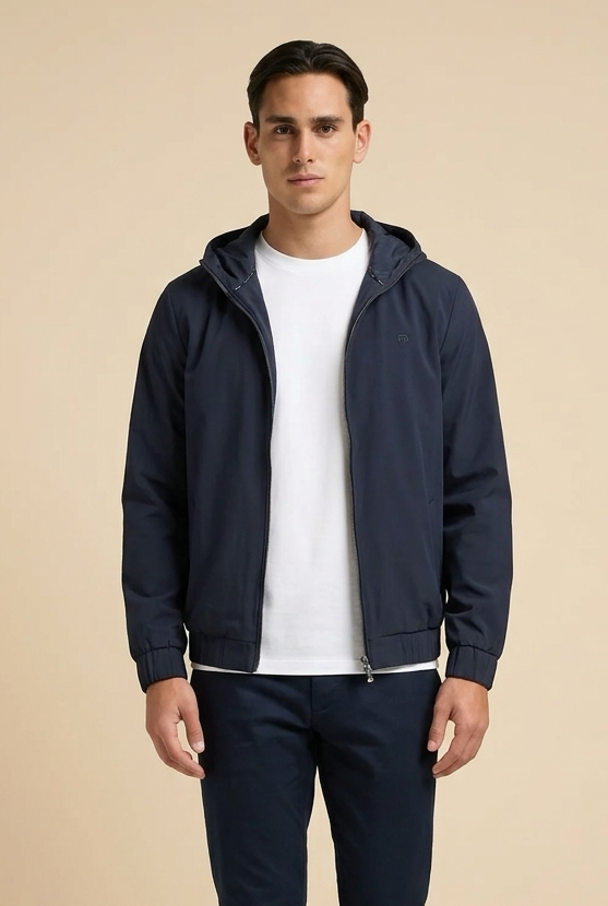 The Arvello Tech Jacket - Dark Blue
