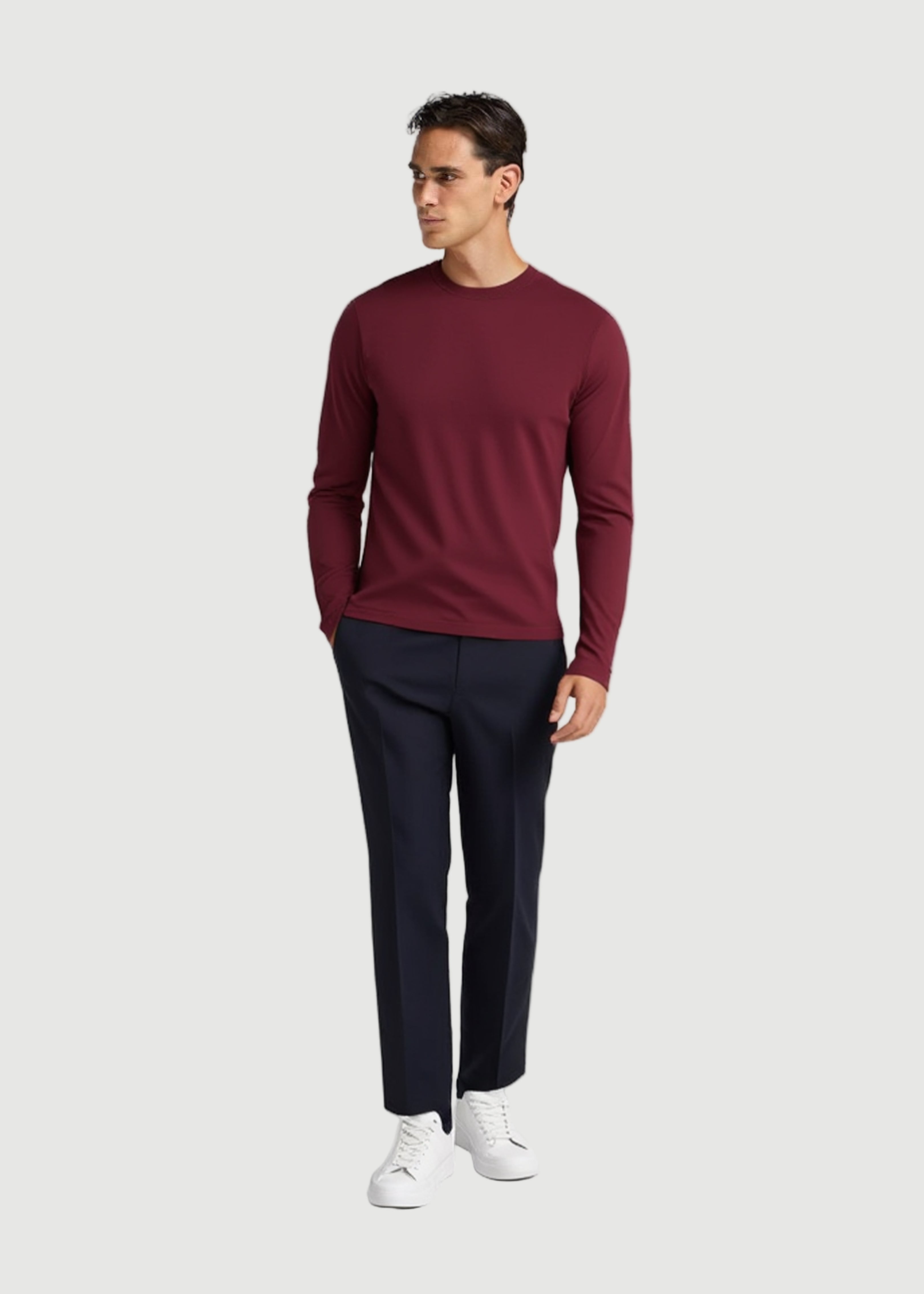Arvello Long sleeve - Burgundy