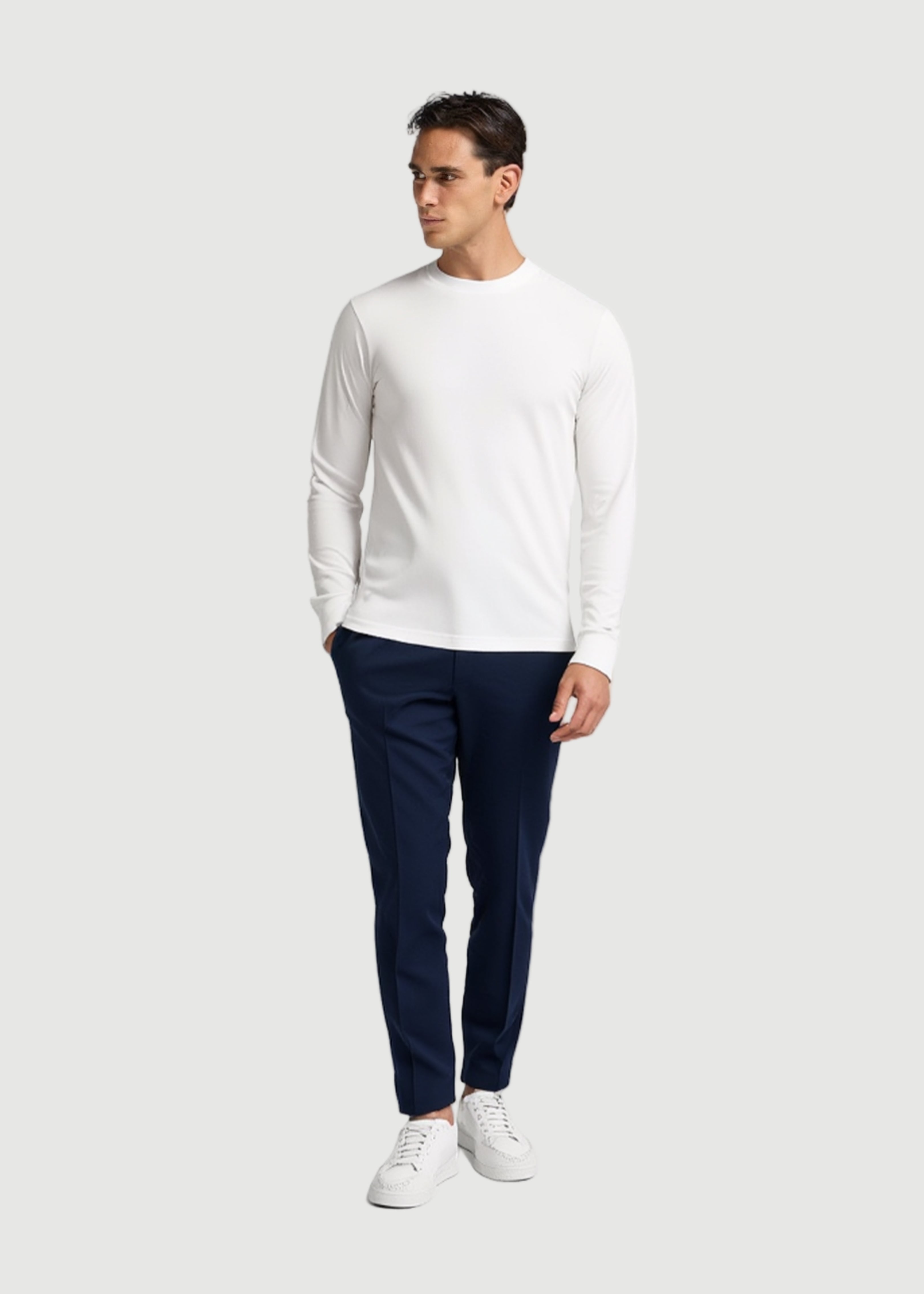 Arvello Long sleeve - White