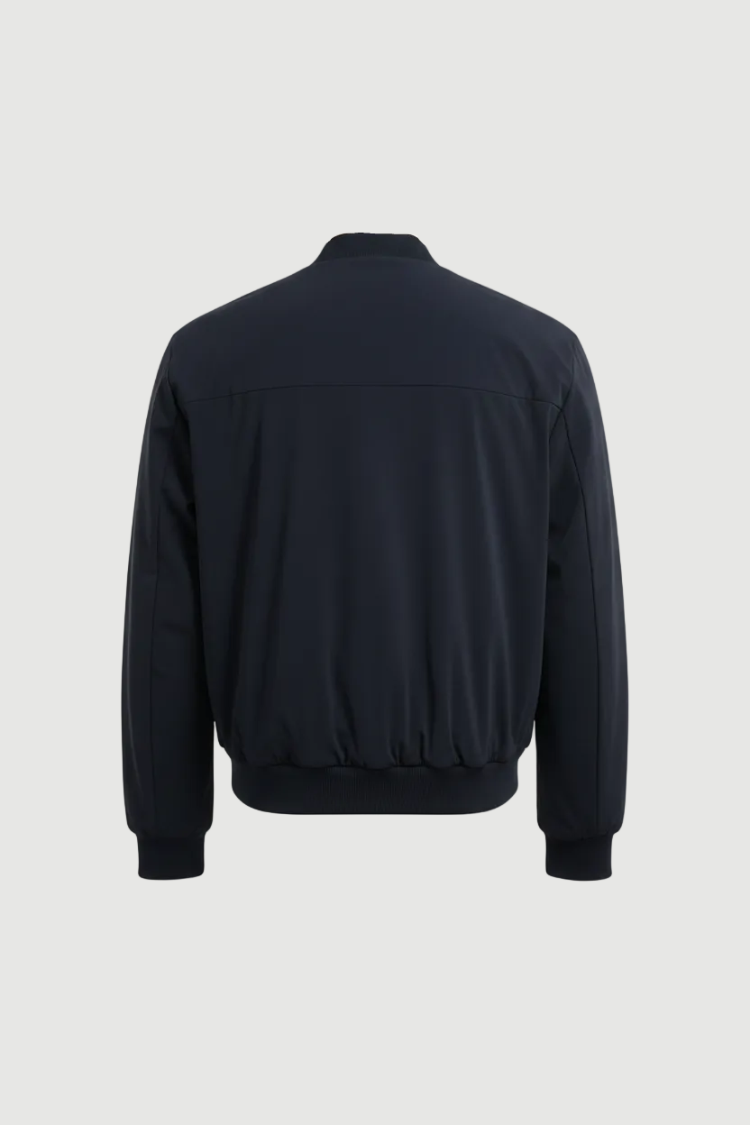 The Santino Bomber Jacket - Dark Blue