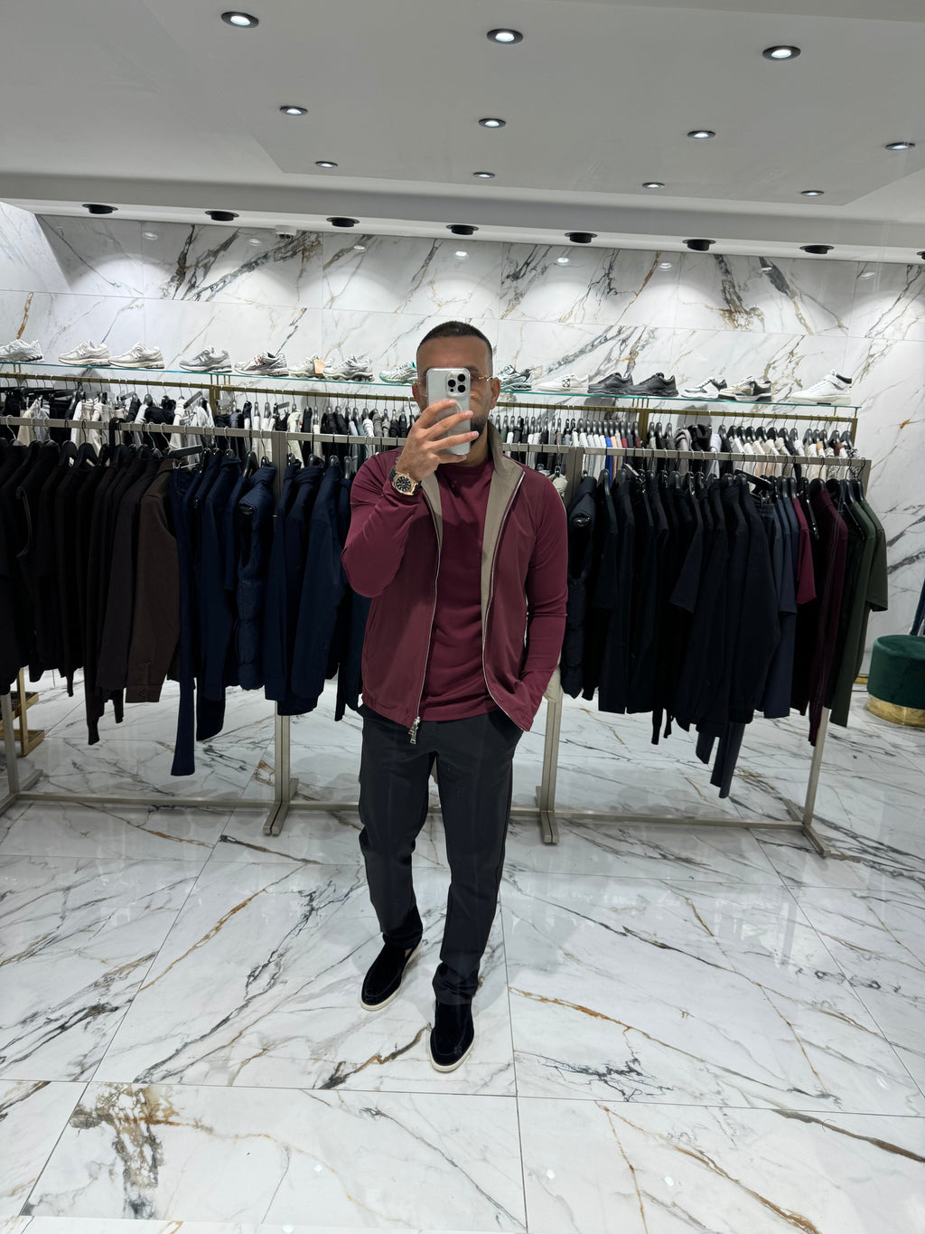 Arvello Long sleeve - Burgundy